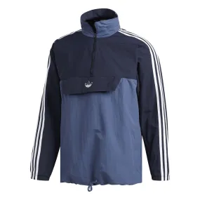 adidas Originals Outline Half-Zip Anorak Jacket - Navy