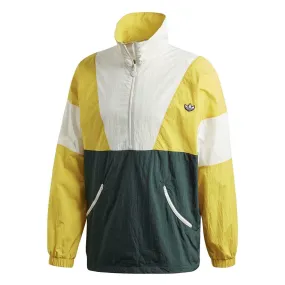 adidas Originals Samstag Colour-Block Logo Track Jacket - Green & Yellow