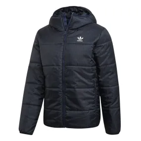 adidas Originals Tartan Padded Jacket - Navy