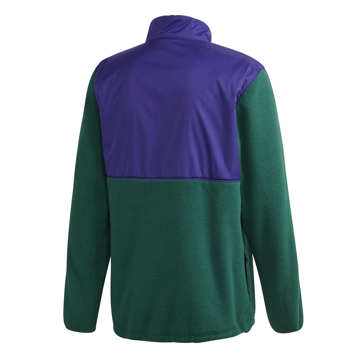 adidas Originals Winterised Half Zip Jacket - Collegiate Green & Purple