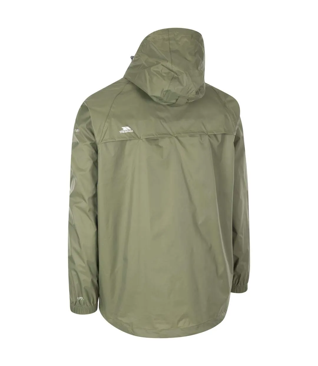 Adults unisex qikpac packaway waterproof jacket moss Trespass