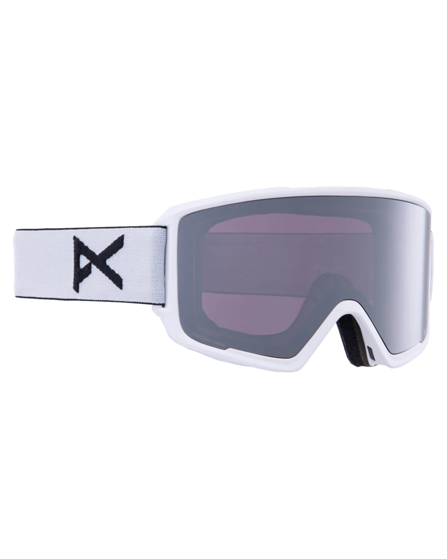 Anon M3 Low Bridge Fit Snow Goggles + Bonus Lens + MFI - White / Perceive Sunny Onyx