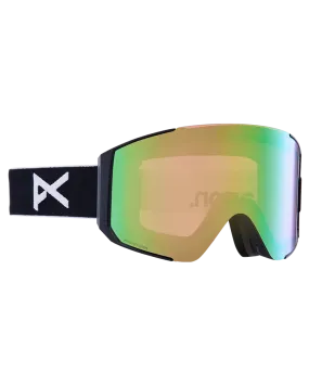 Anon Sync Snow Goggles + Bonus Lens - Black/Perceive Variable Green Lens