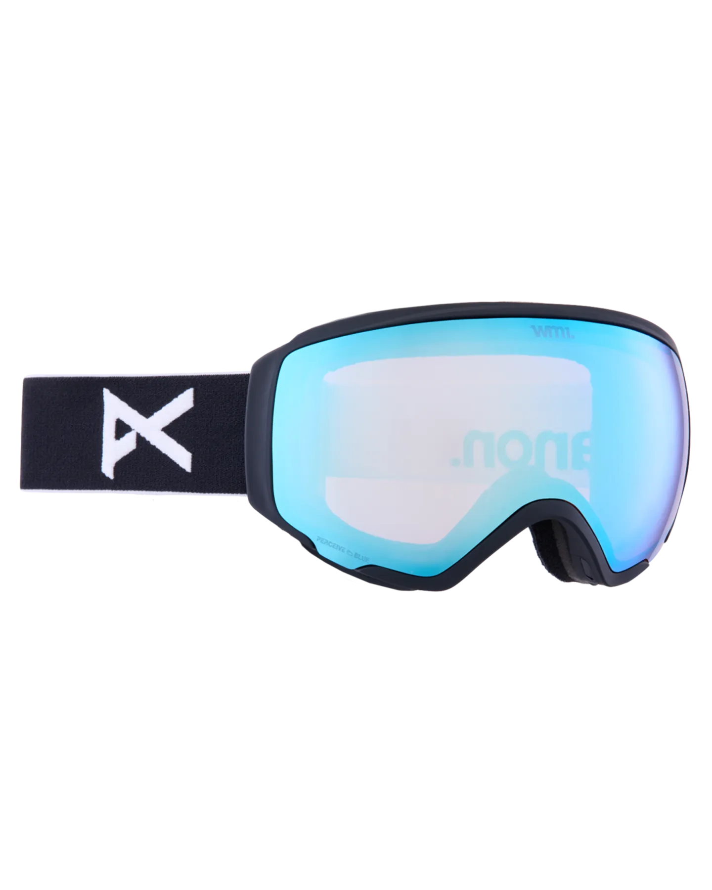 Anon WM1 Snow Goggles + Bonus Lens + MFI - Black / Perceive Variable Blue