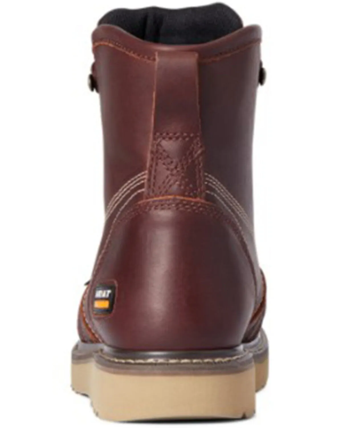 Ariat Men's Rusted Copper Rebar Wedge 6" H20 Soft Work Boot - Round Toe