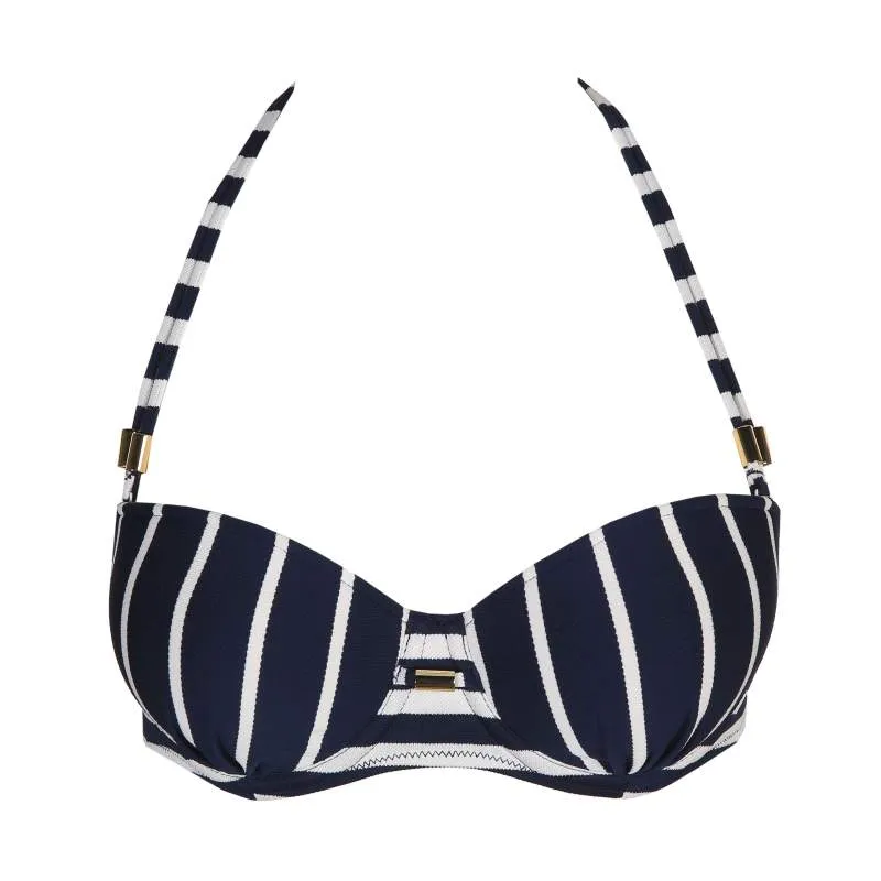 Bandeau Navy blue Bikini- Unas1 with Discounts- Bikini bandeau- Berlin