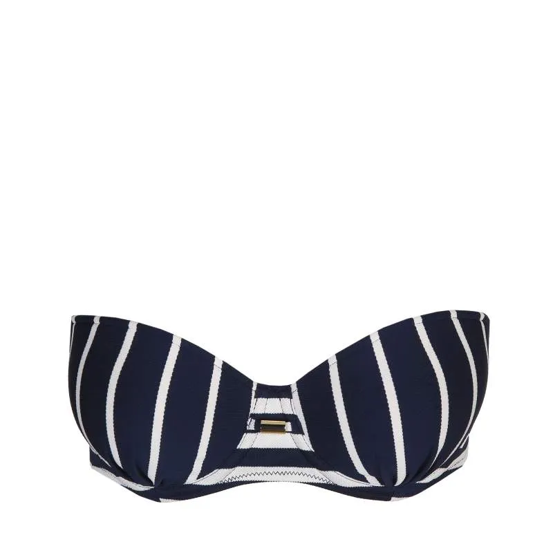 Bandeau Navy blue Bikini- Unas1 with Discounts- Bikini bandeau- Berlin