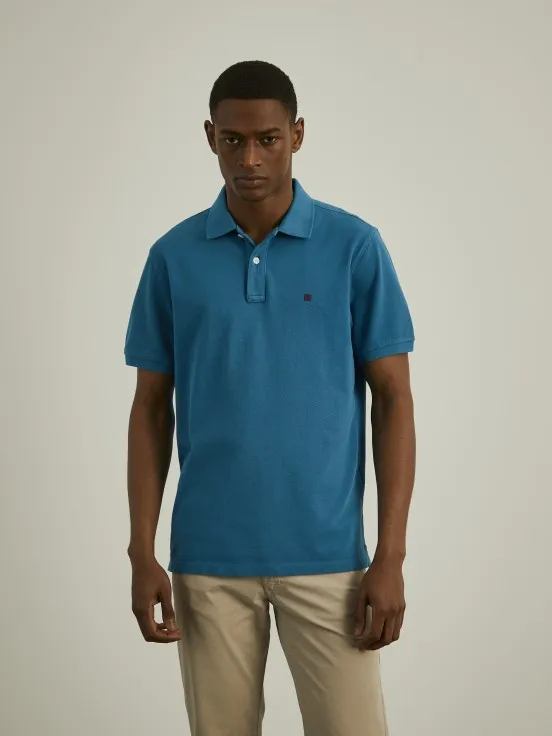 Basic regular fit polo shirt