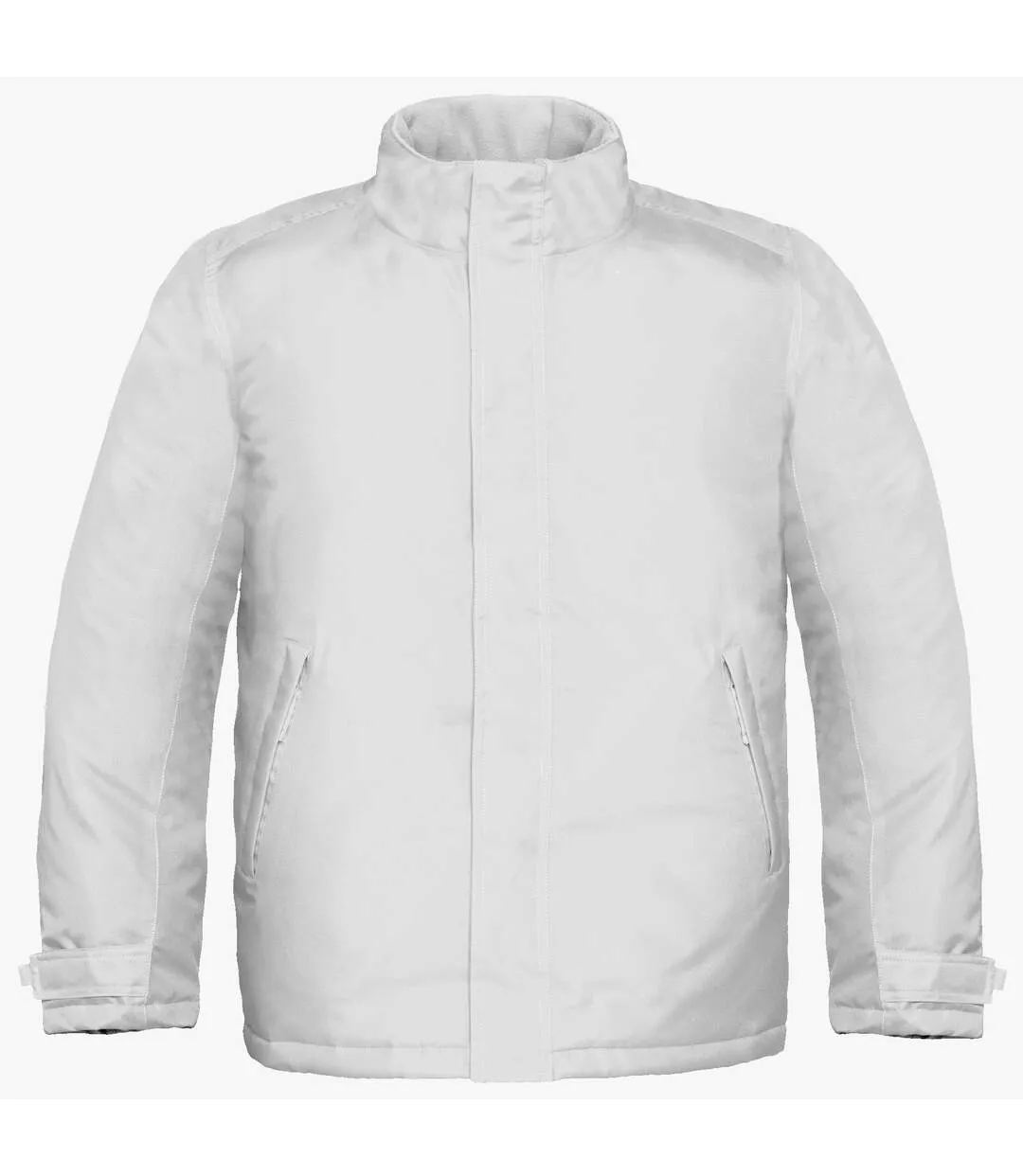 B&C Mens Real+ Premium Windproof Thermo-Isolated Jacket (Waterproof PU Coating) (White) - UTBC2002