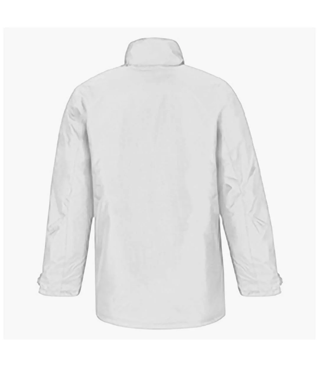 B&C Mens Real+ Premium Windproof Thermo-Isolated Jacket (Waterproof PU Coating) (White) - UTBC2002