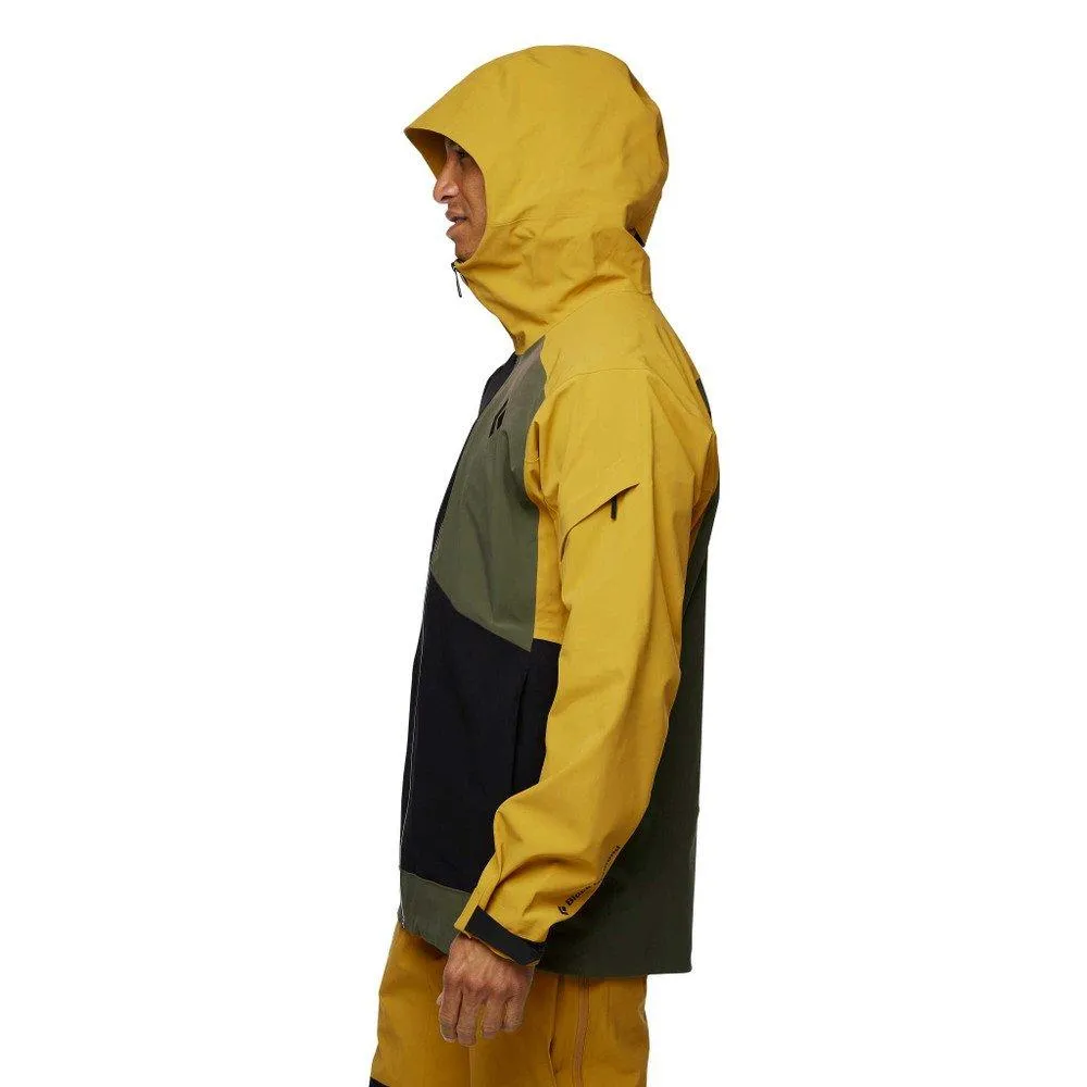 Black Diamond Equipment Men's Recon Stretch Ski Shell Jacket - Yellow | George Fisher