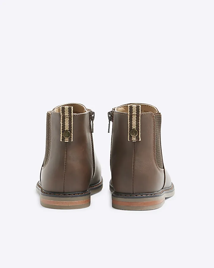 Boys Brown Chelsea Boot