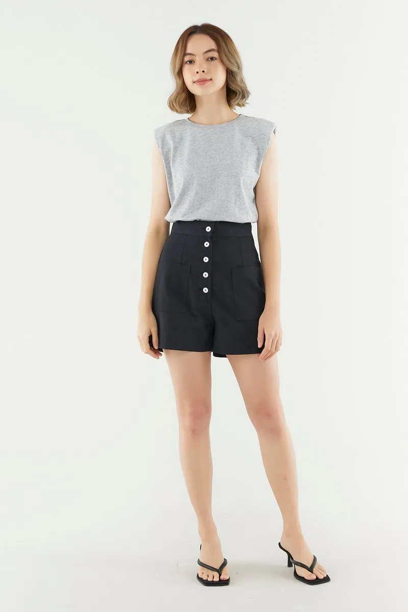 Brisha Button Shorts 