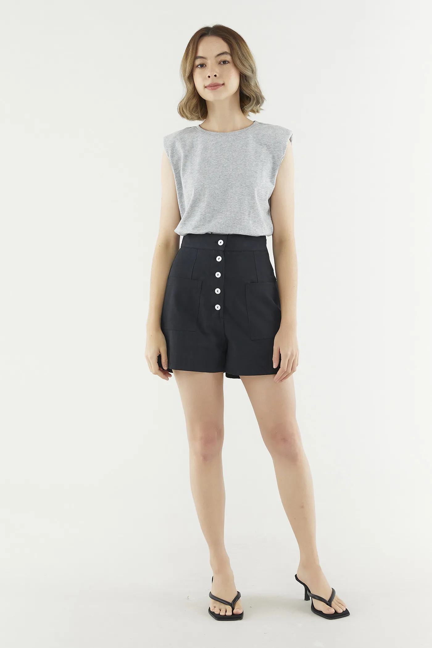 Brisha Button Shorts 