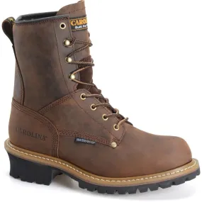 Carolina Men's Elm 8 Waterproof Leather Logger Boot