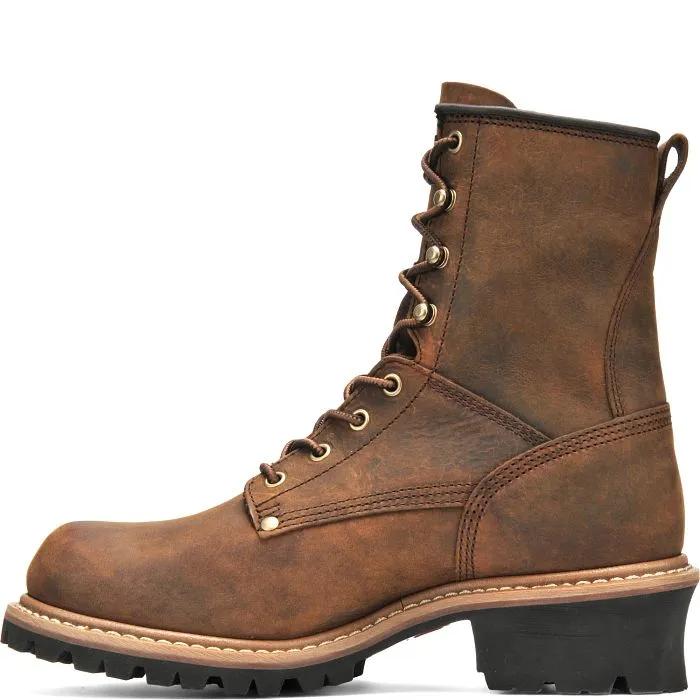 Carolina Men's Elm 8 Waterproof Leather Logger Boot