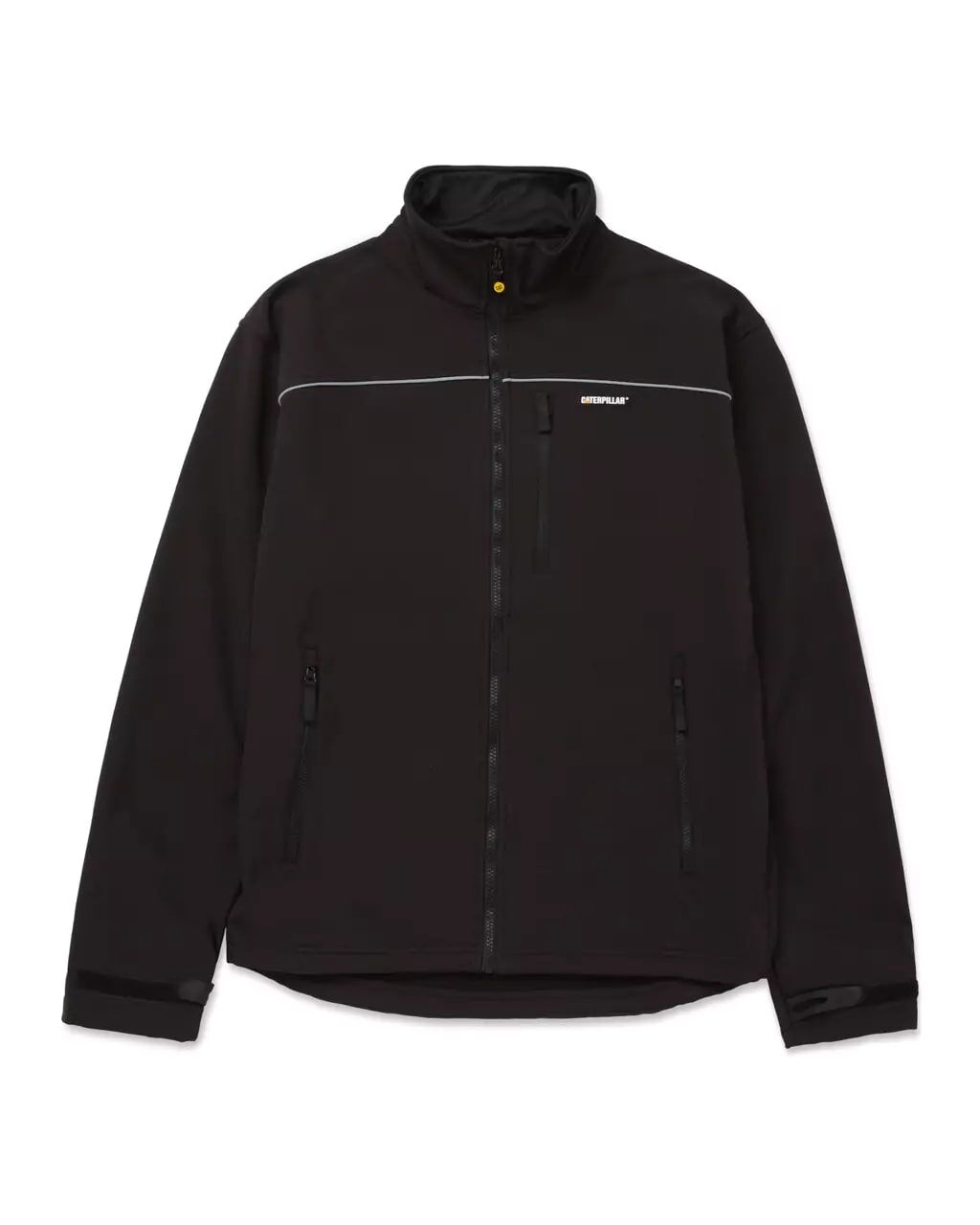 CAT Men's Softshell Jacket in Black