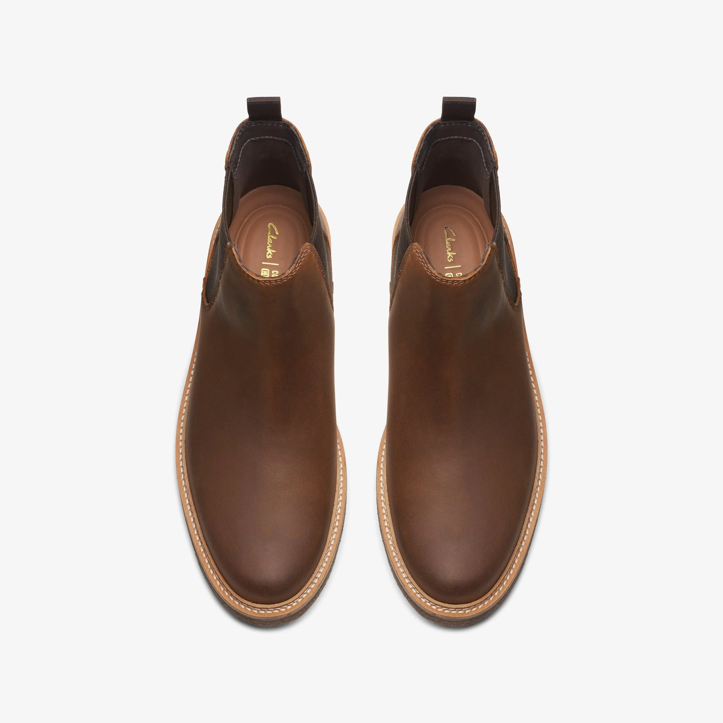 Clarkdale Easy Chelsea Boot Beeswax Leather