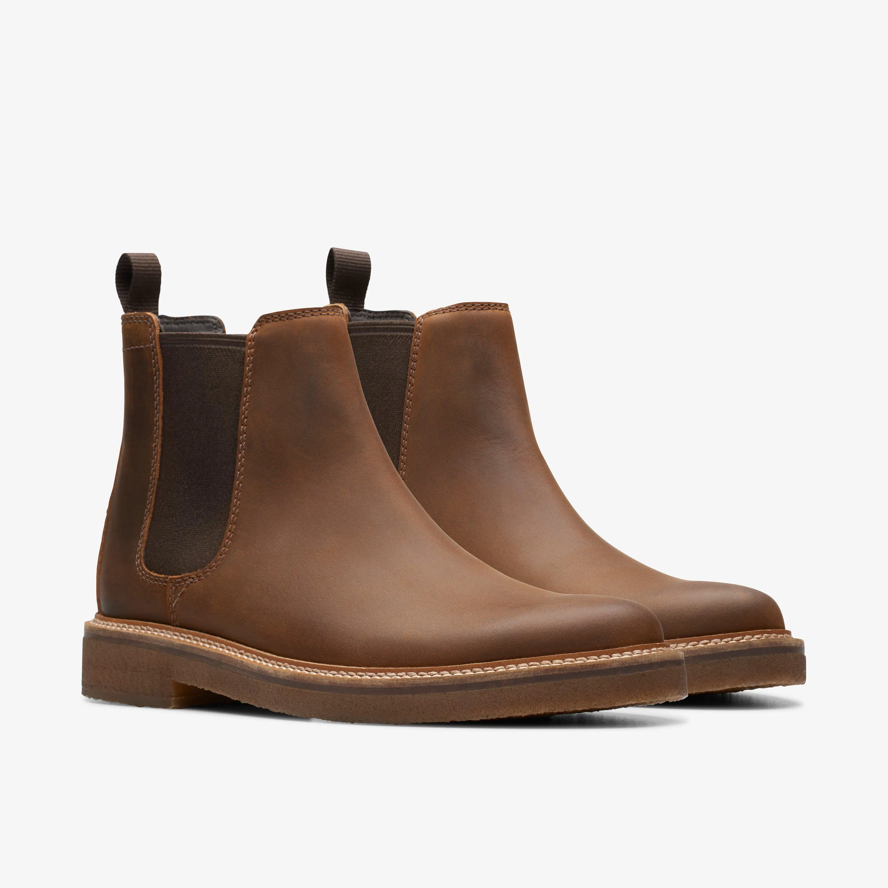 Clarkdale Easy Chelsea Boot Beeswax Leather