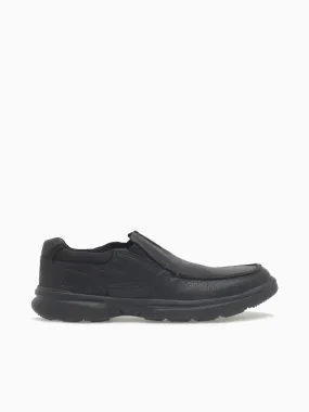 Clarks Bradley Free Black Tumbled Lea