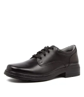 CLARKS Infinity Jnr E Blk Lthr