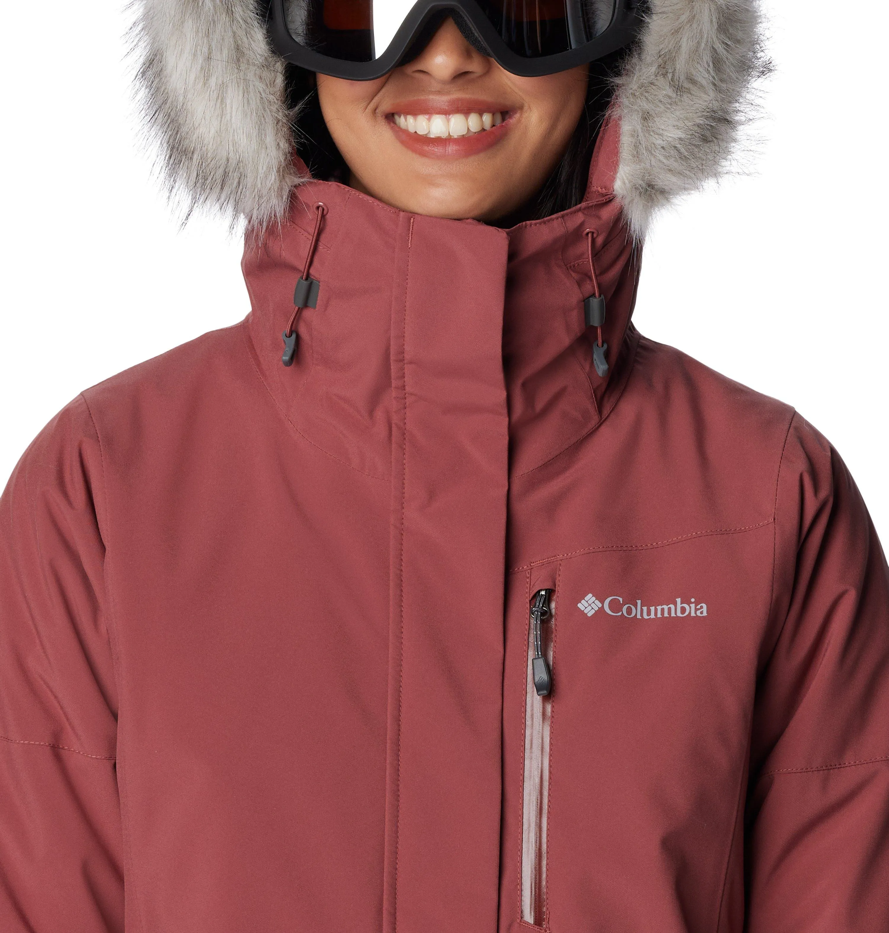 Columbia Women's Ava Alpine Waterproof Ski Jacket - Red | George Fisher