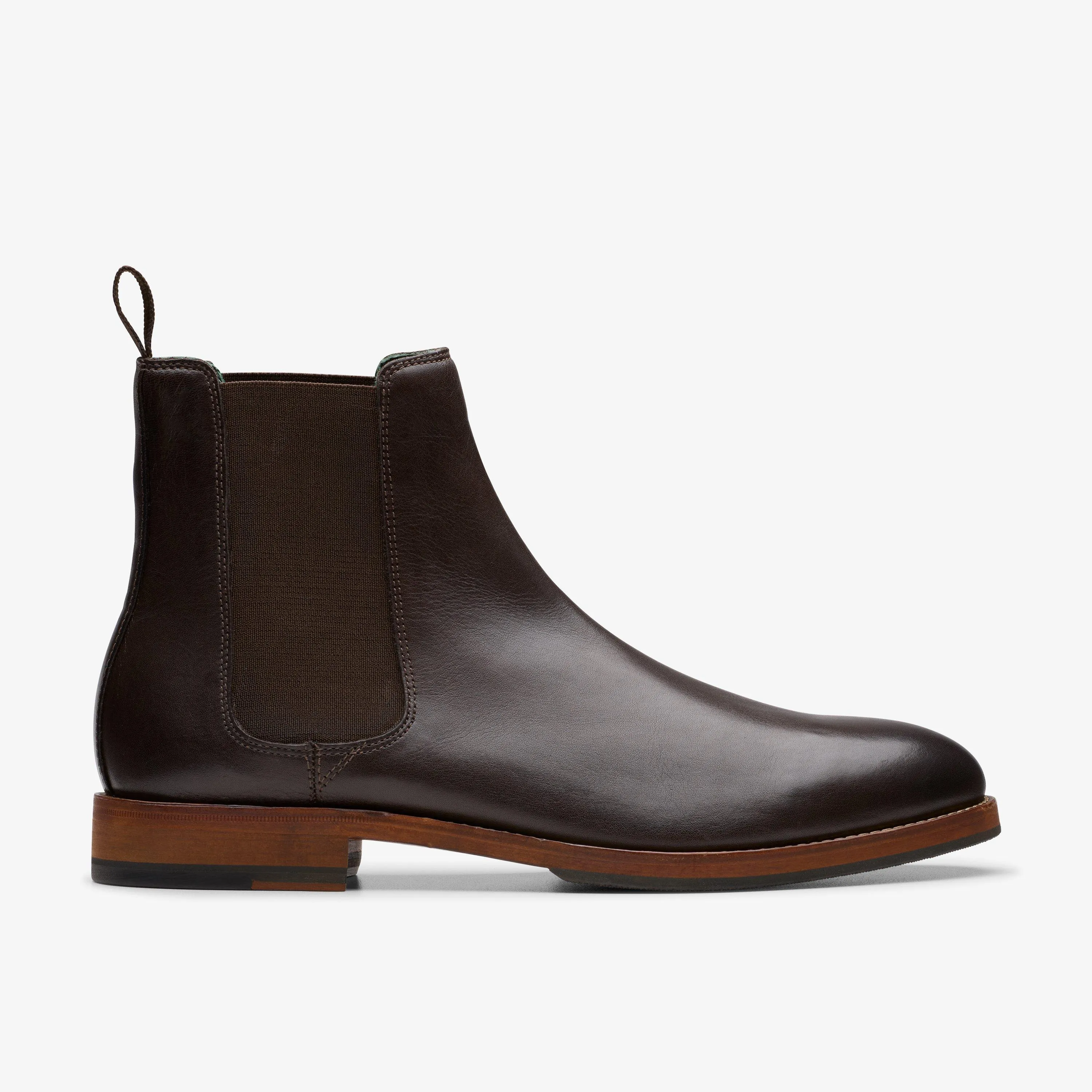 Craft James Top Chelsea Boot Dark Brown Leather