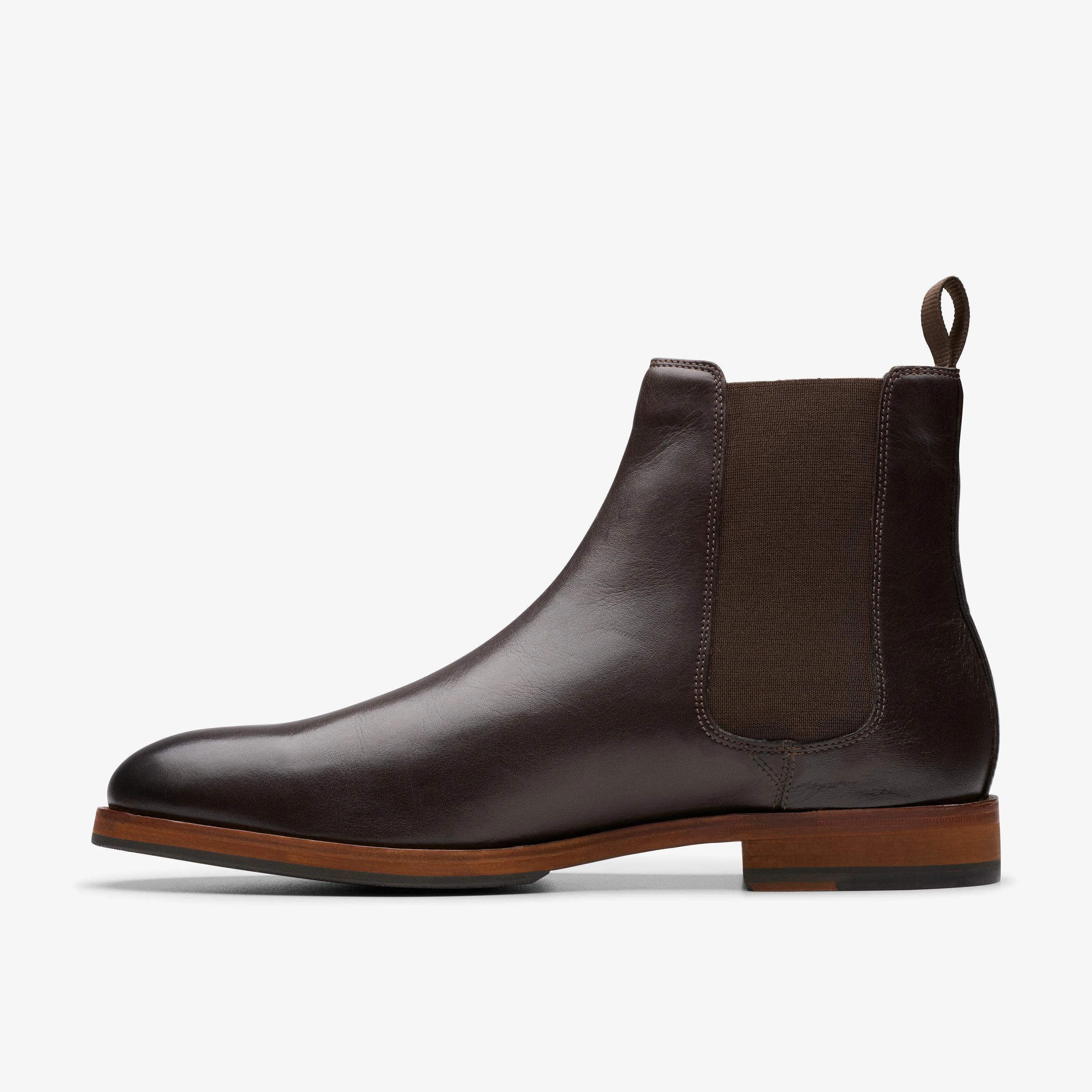 Craft James Top Chelsea Boot Dark Brown Leather