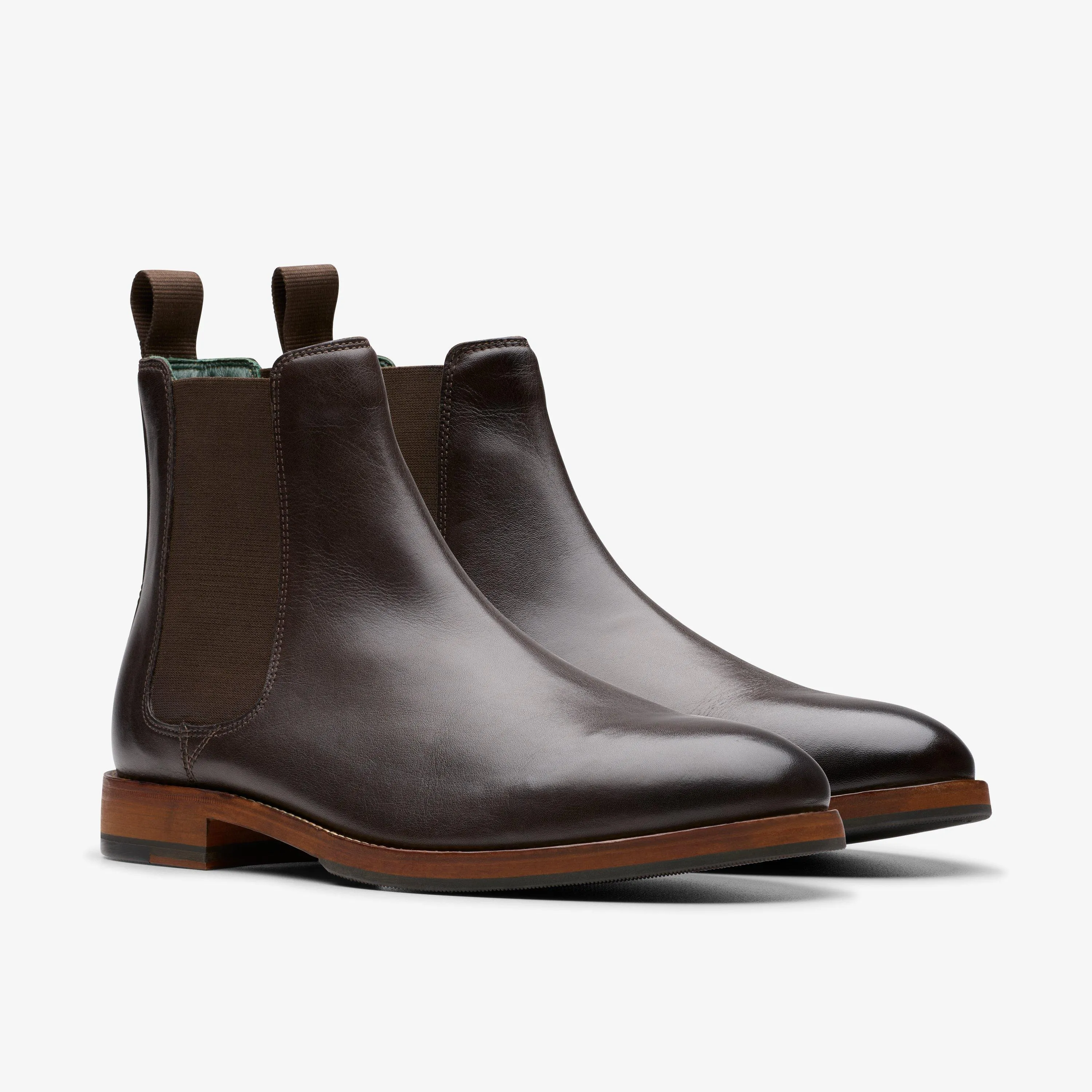 Craft James Top Chelsea Boot Dark Brown Leather