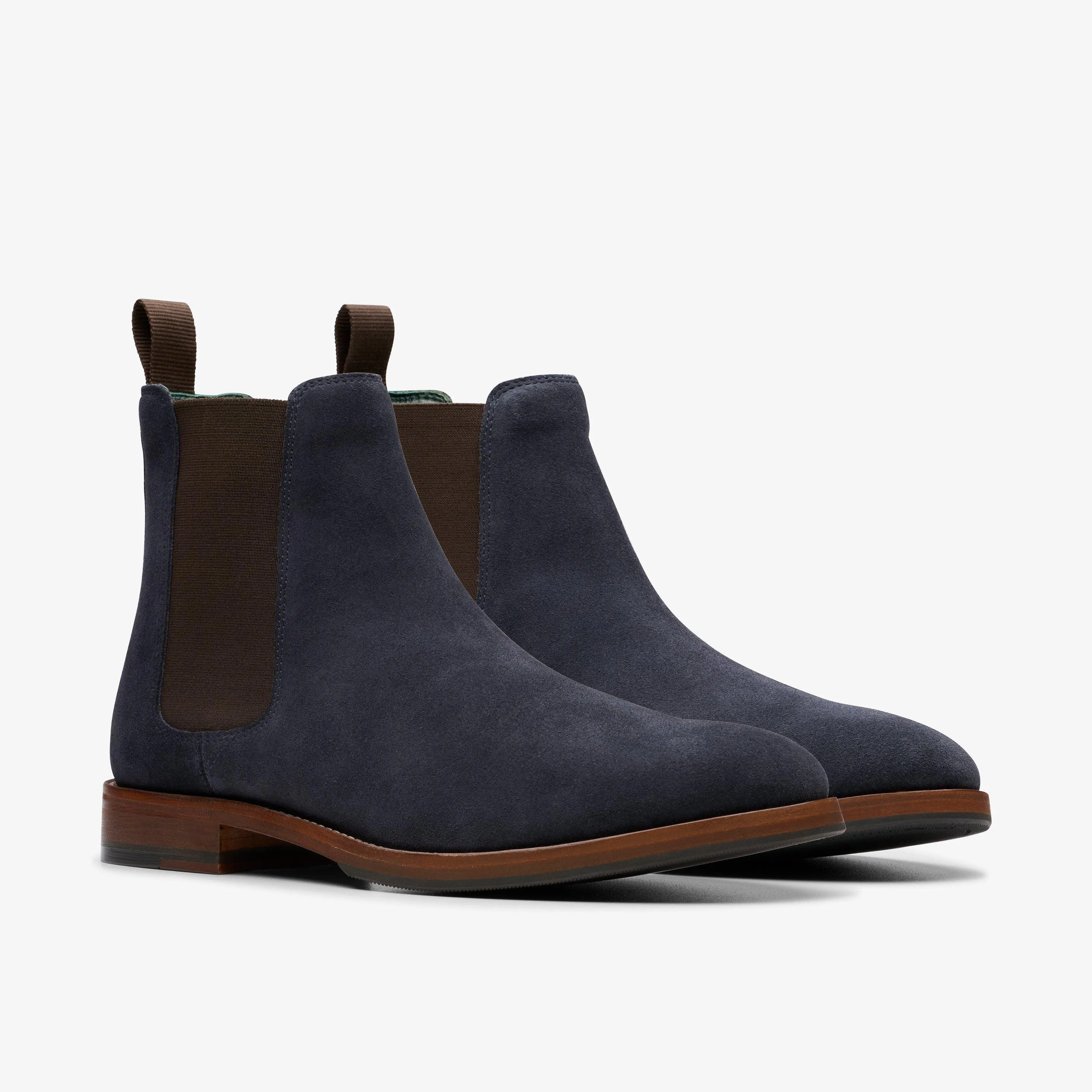 Craft James Top Chelsea Boot Navy Suede