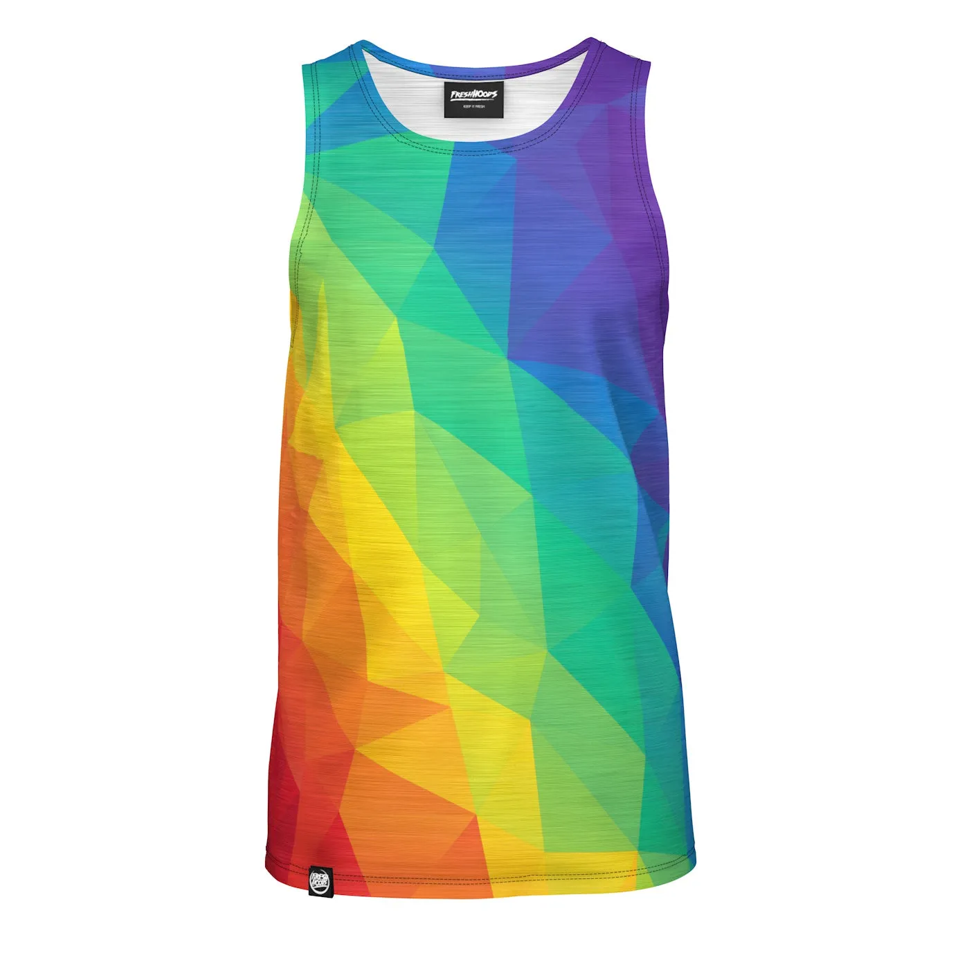 Cubes Rainbow Tank Top