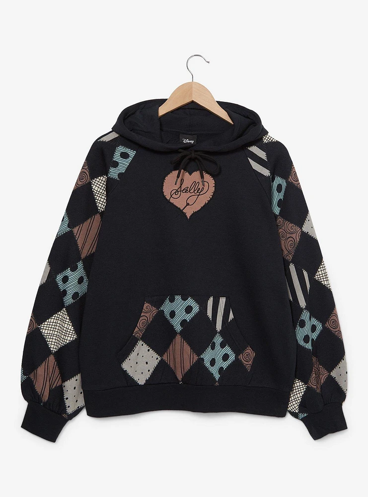 Disney The Nightmare Before Christmas Sally Patterned Color Block Hoodie - BoxLunch Exclusive