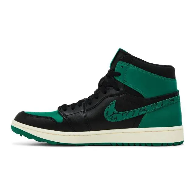 Eastside golf x nike air jordan 1 high golf (1961/ black/ malachite/ metallic gold/ white) men us 8-