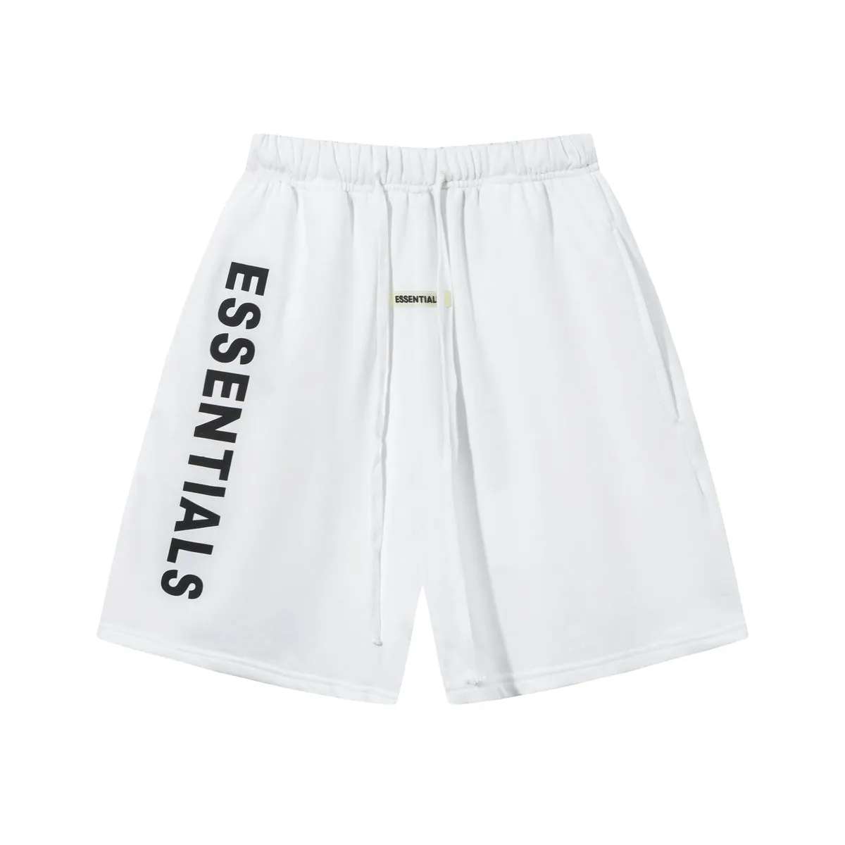 Essentials White Shorts