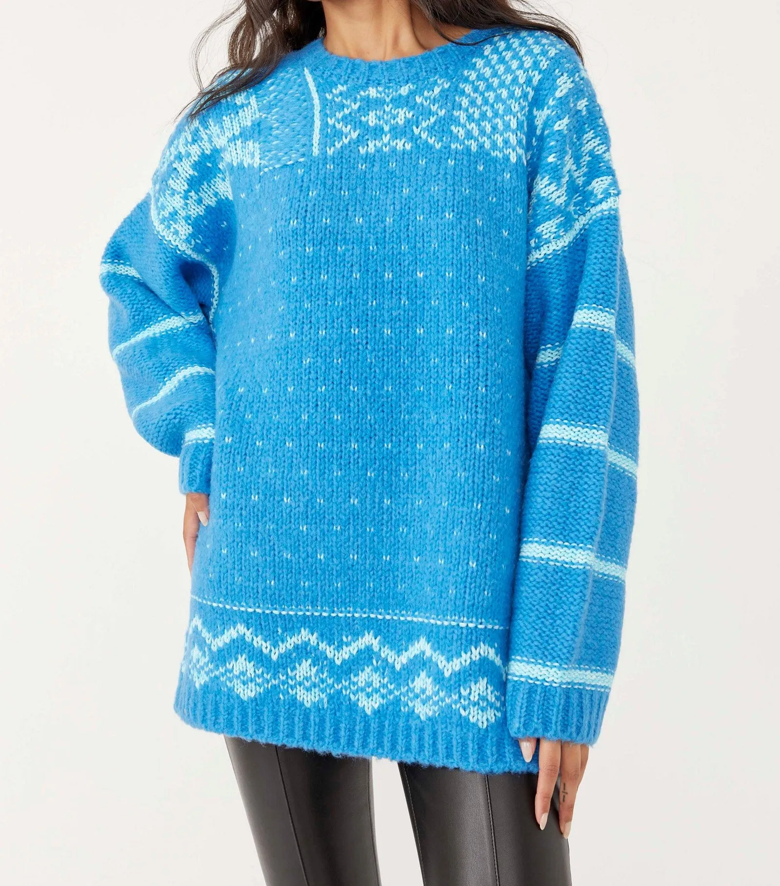 Free People Snow Day Pullover