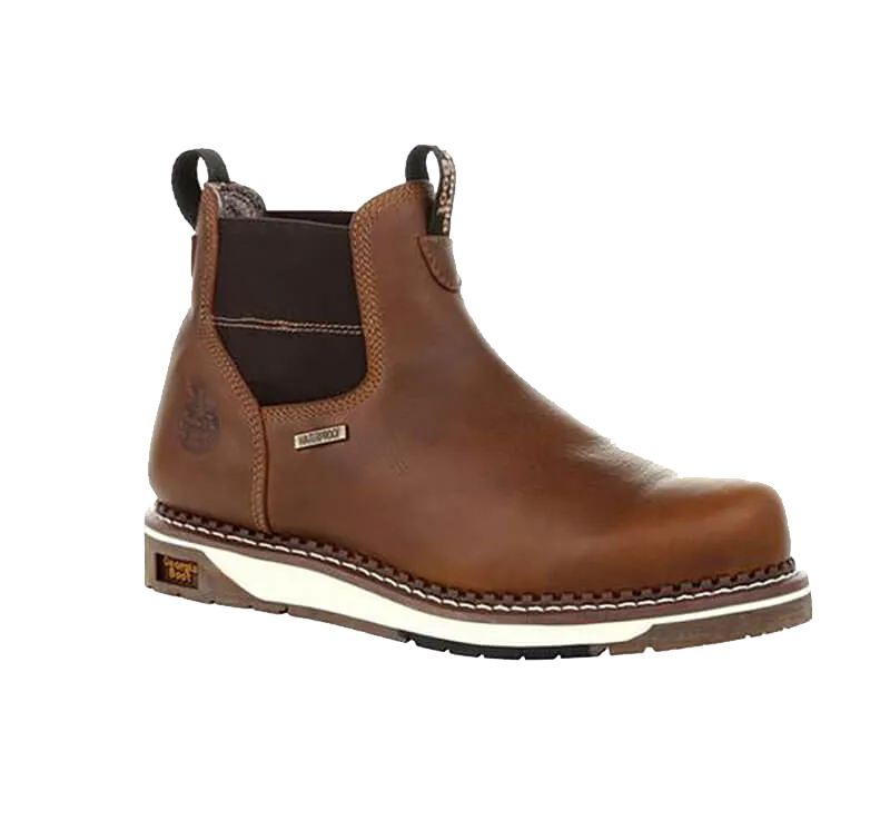 GB00353 - Georgia Men's  AMP LT Wedge Chelsea Work Boot