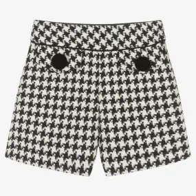 Girls Houndstooth Shorts