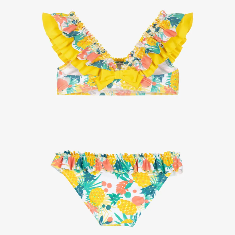 Girls Yellow Fruit Bikini