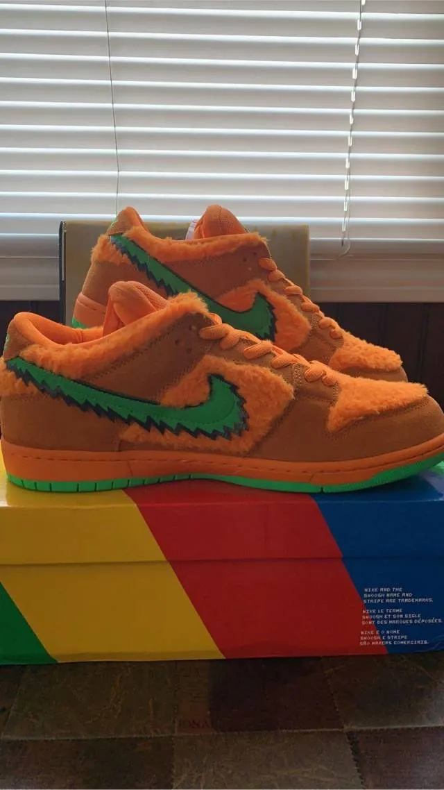 Grateful Dead x Nike SB Dunk Low Orange Bear