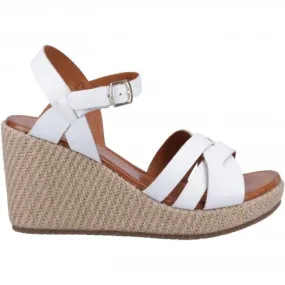 Hush Puppies Phoebe | White | Women’s Wedge Sandals