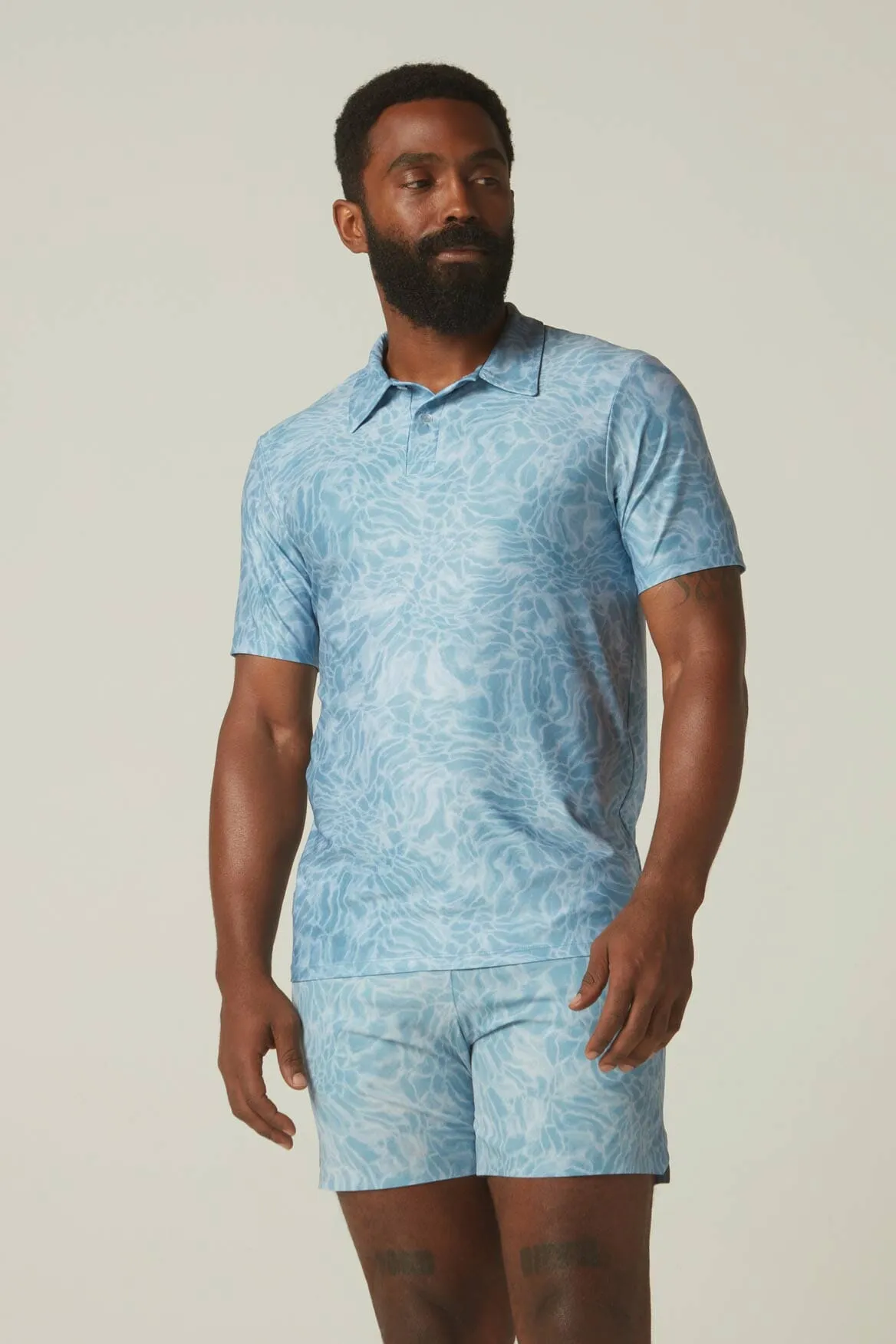 Jaxon Polo Poolside Blue Mist