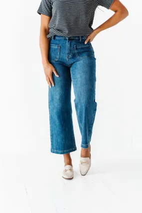 Jenny Straight Leg Jeans in Denim