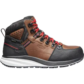 Keen Men's 7 Red Hook Carbon-Fiber Toe Waterproof Work Boot