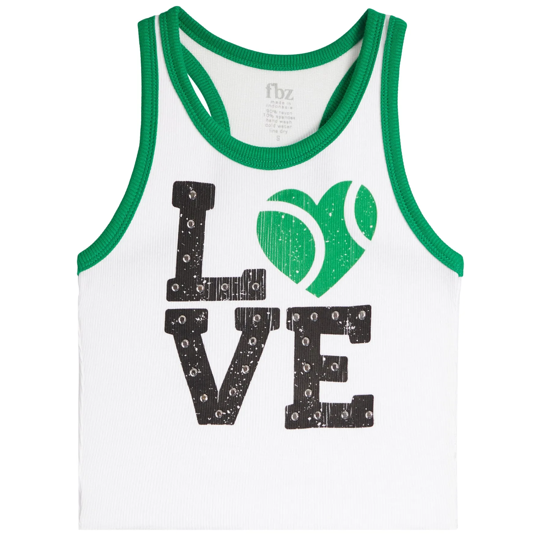 Love Contrast Binding Tank