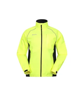 Mens adrenaline ii waterproof jacket yellow Mountain Warehouse