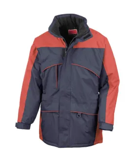 Mens seneca hi activity waterproof jacket navy/red Result