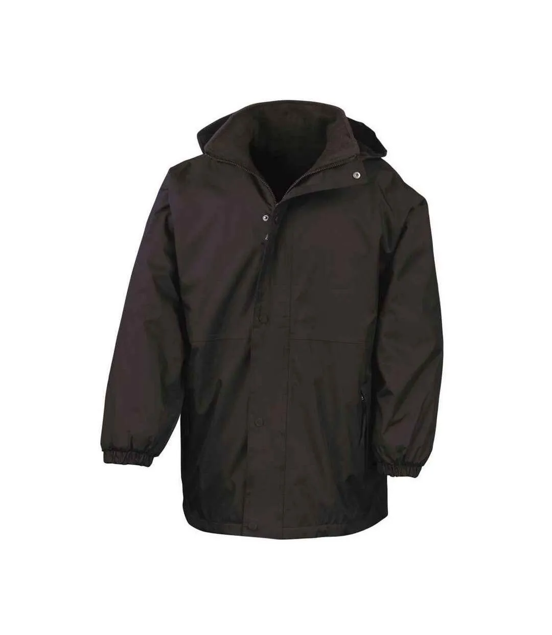 Mens stormdri 4000 reversible waterproof jacket brown/brown Result