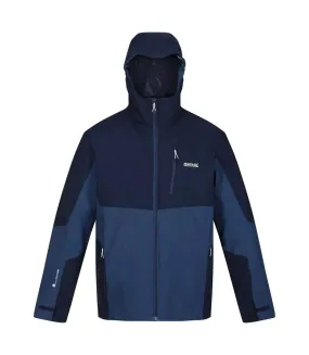 Mens wentwood vii 3 in 1 waterproof jacket admiral blue/skydiver blue Regatta