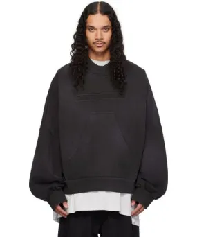 NAMESAKE Black Ports Washed Pop-Up Hoodie