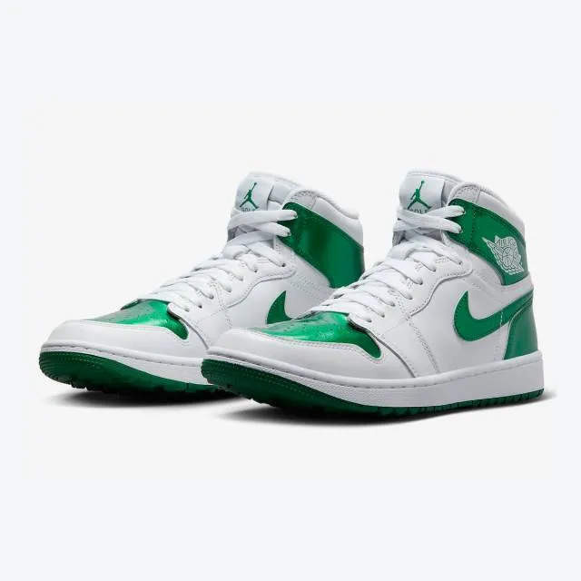 Nike air jordan 1 high golf (pine green/ white/ pine green) men us 8-13 dq0660-130